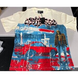 Godspeed Out of Many One Cream Tee Shirt Size XL NWT